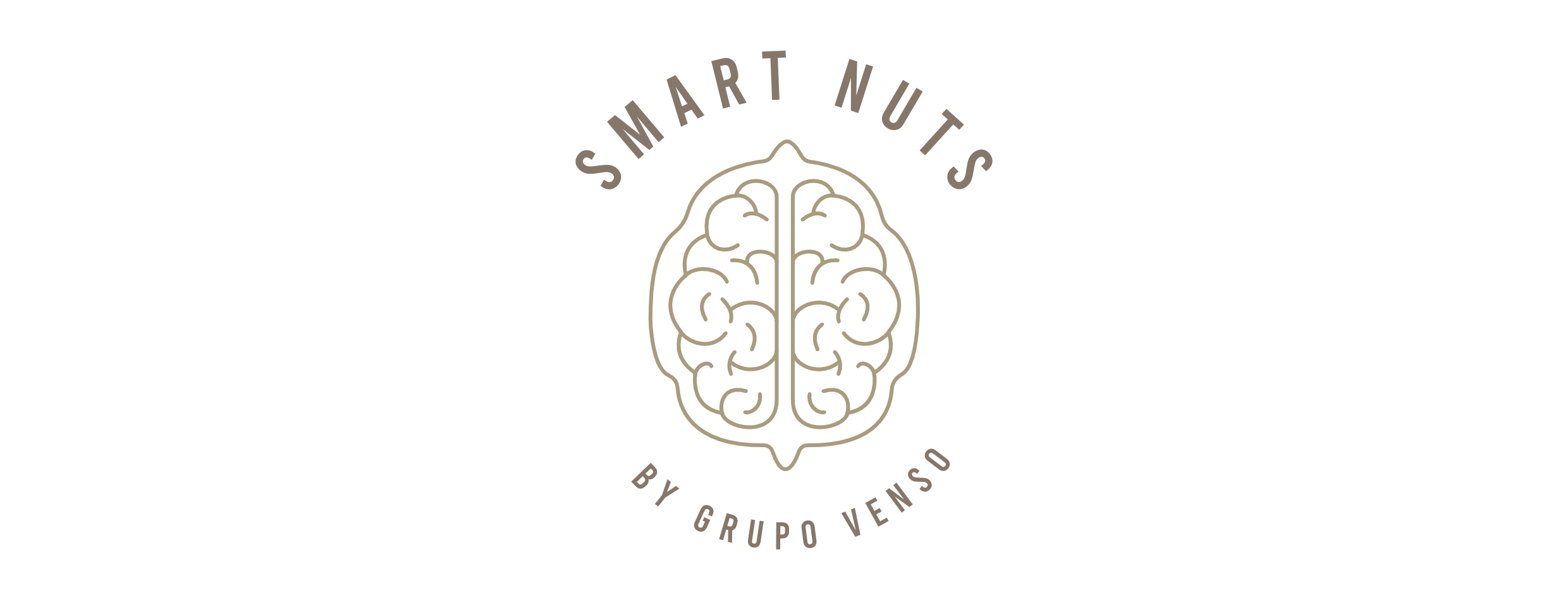 Smart Nuts Logo. Grupo Venso. Nueces.